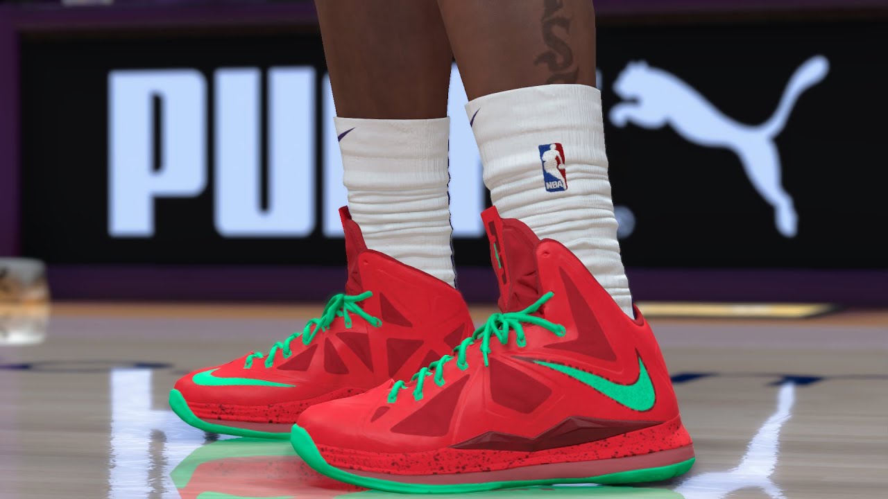 NBA 2K26 Shoe Creator - Nike LeBron 10 