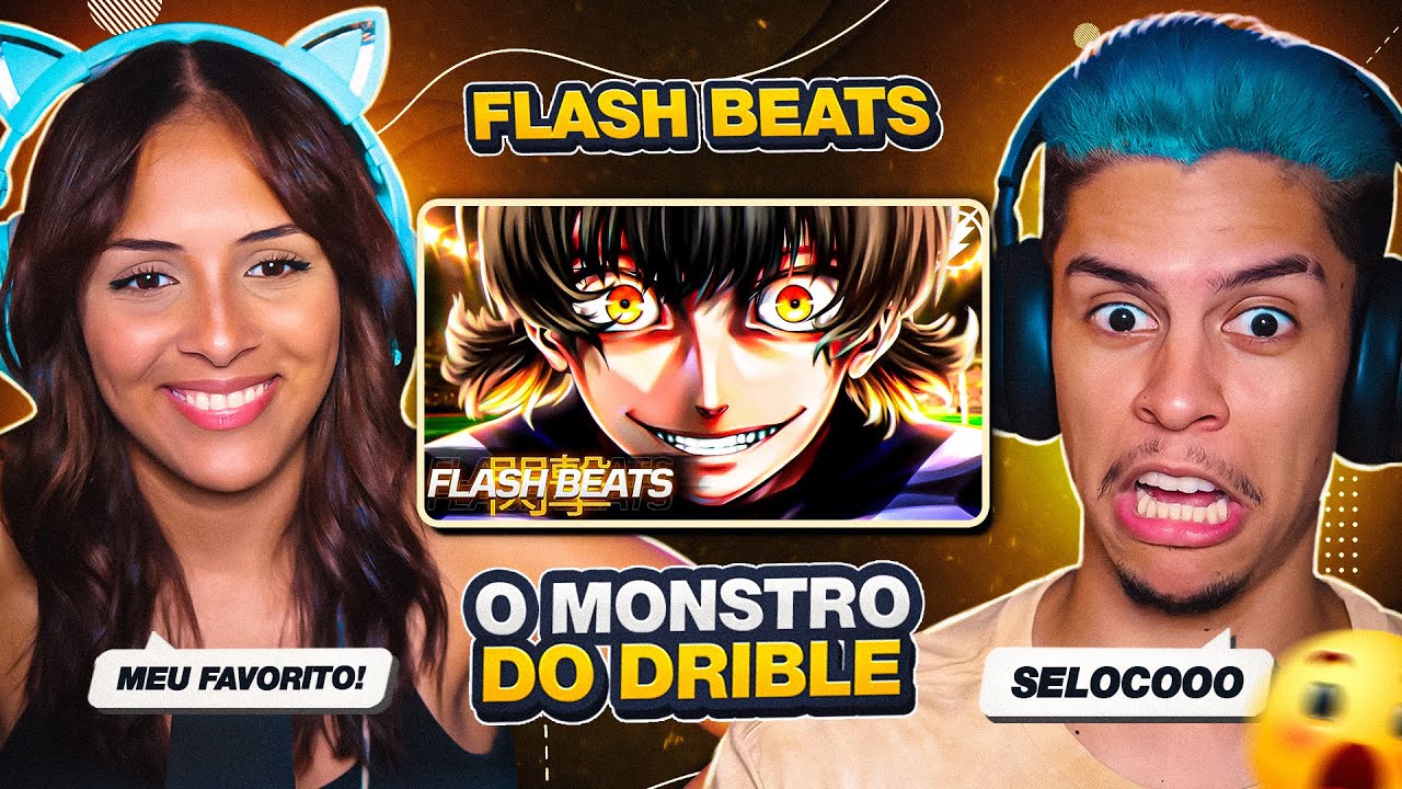 FLASH BEATS - Rap do Bachira (Blue Lock) - O Rei do Drible | [React em Casal] 🔥