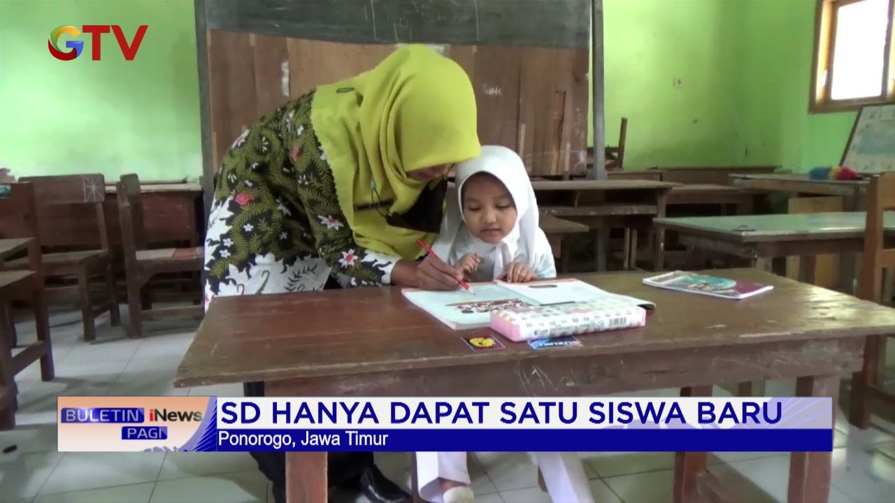 Sekolah Dasar di Ponorogo, Hanya Dapatkan 1 Siswa Baru pada PPDB 2022 #BuletiniNewsPagi 16/07