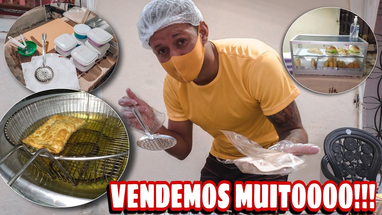 PRIMEIRA VEZ VENDENDO PASTEL DE FEIRA NA RUA!!! *vendemos muitooo* ❤
