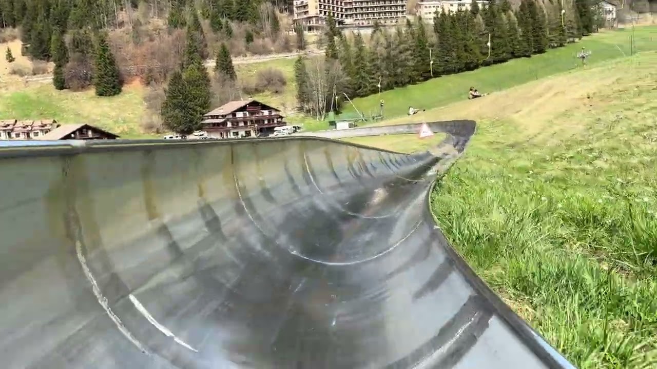 Pista bob presolana 4k passo della presolana