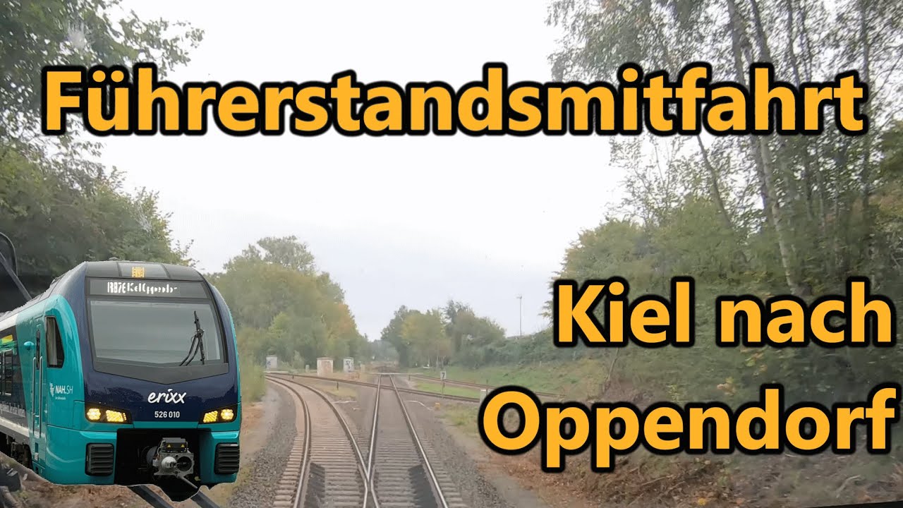 Flirten ohne Oberleitung | Führerstandsmitfahrt | RB76 | Kiel Hbf - Kiel-Oppendorf | BR 526