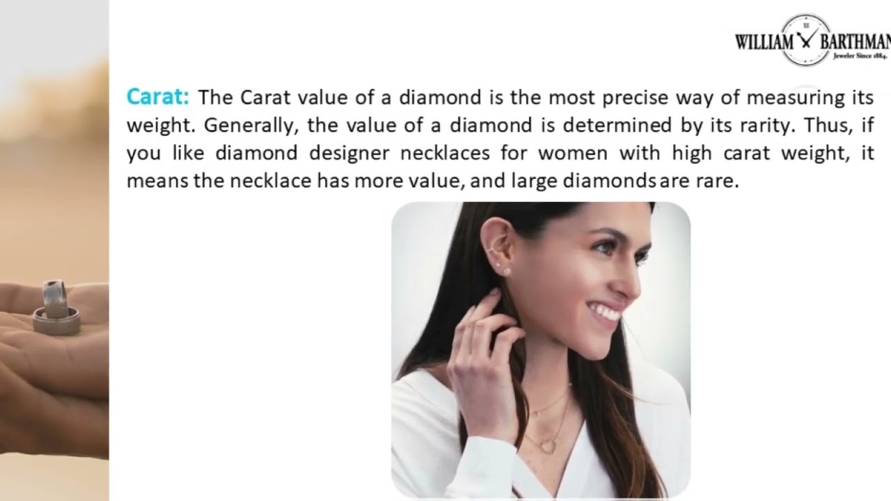 What Are the Determining Factors of Purchasing A Diamond Necklace_WilliamBarthmanJeweler