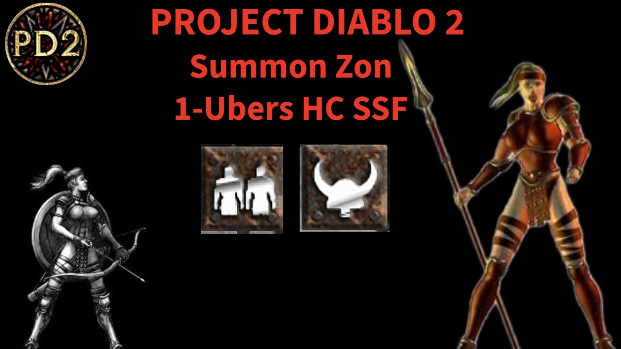 Is Summon Zon The BEST Build For A Fresh Start? | Project Diablo 2 Amazon 1-Ubers HC SSF S12