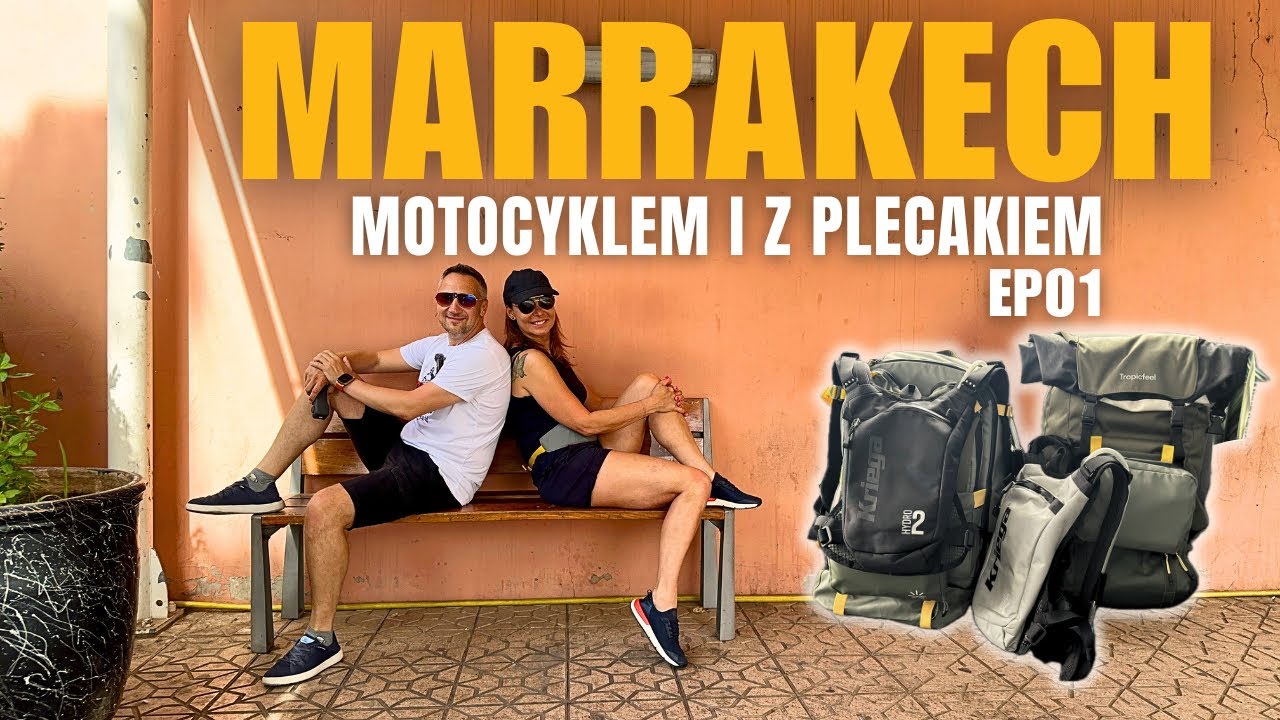Maroko motocyklem. Dojechać na kołach, czy wypożyczyć? Marrakech oczami motocyklisty 🇲🇦 EP01