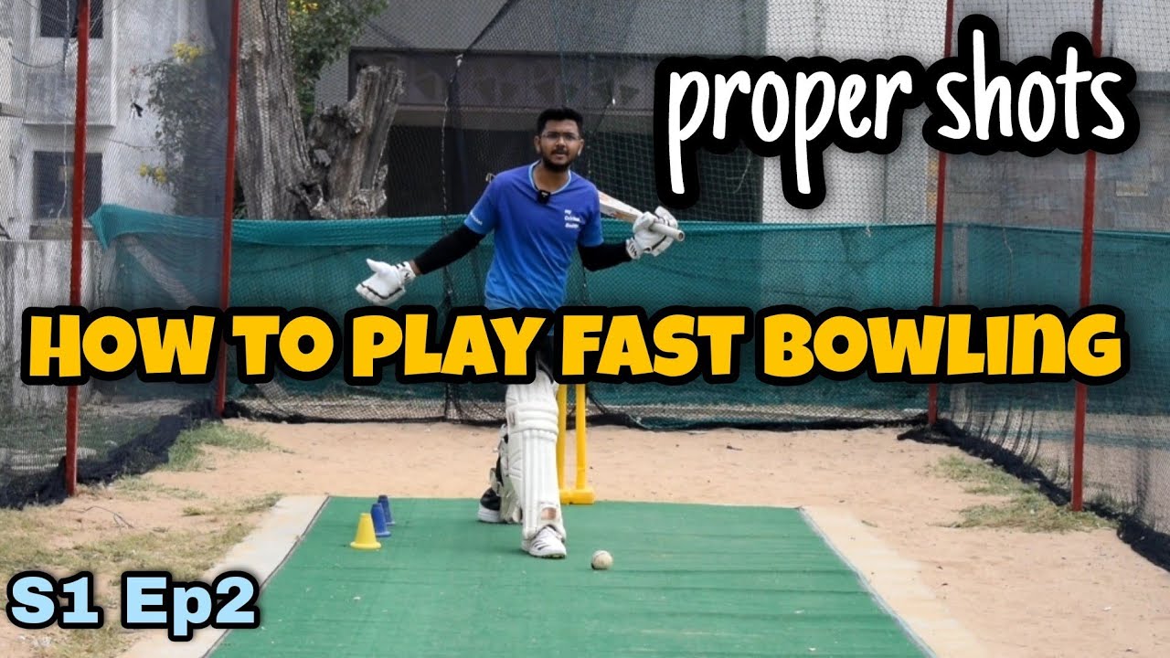 how to play fast bowling in cricket | Playing shots | Cricket tips (S1 Ep2)