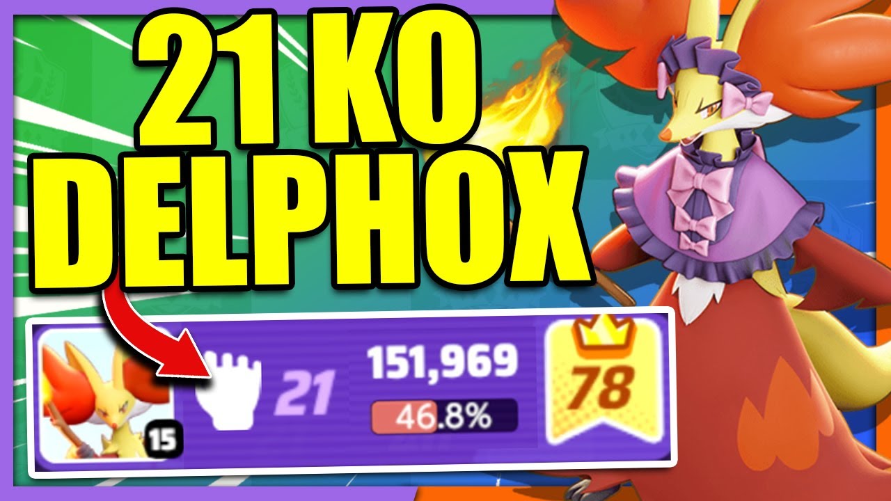 This DELPHOX BUILD can CARRY GAMES that look completely lost | Pokemon Unite