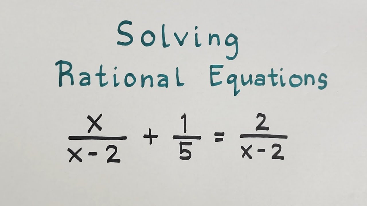 How To Solve Rational Equations In Easy Steps! Gen Math and Grade 8