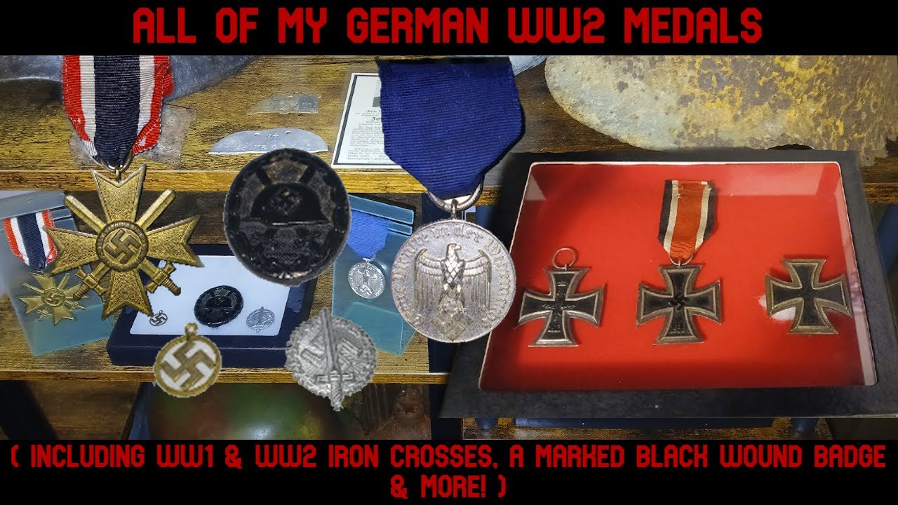 All of my German WW2 Medals, Tinnies, and Pendants