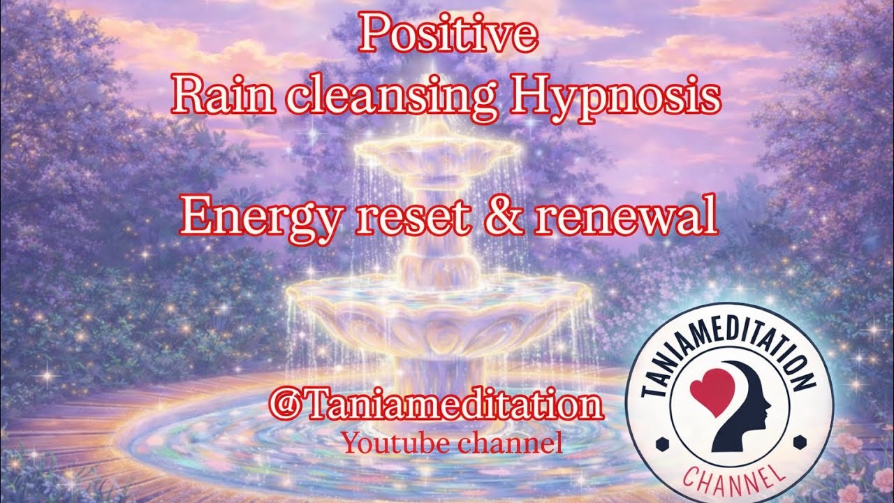 Positive Rain Cleanse and Energy renewal 🌧️ | 33-Min Guided Hypnosis ✨ 🕊️