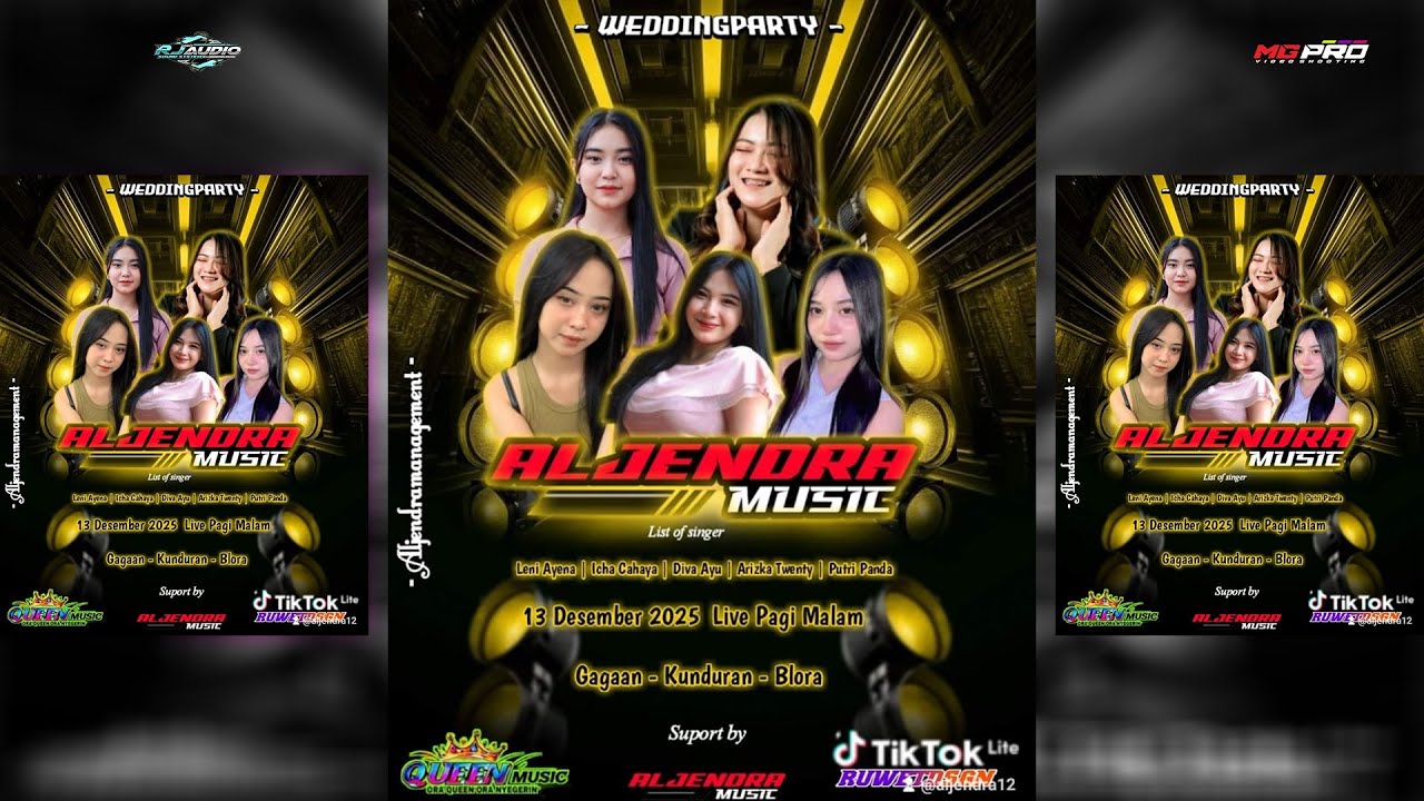 📡Live QUEEN Music◇Wedding NUGIE APRIYANTO & SABRINA MAULIDA◇Dk.Gagaan-Kunduran◇RJ AUDIO