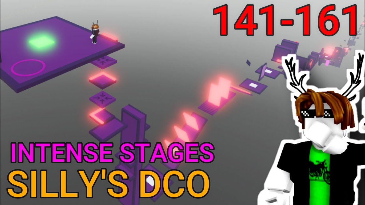 Silly's Difficulty Chart Obby INTENSE STAGES (141-161)