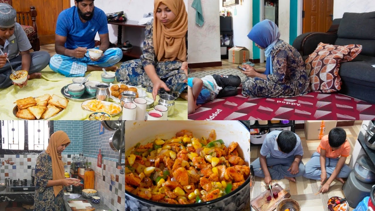 🌙இஃப்தார் வேலைகளுடன் ஒரு நாள் முழுக்க Vlog!!!Weightloss chicken salad|Iftar vlog 2025 tamil/tamil