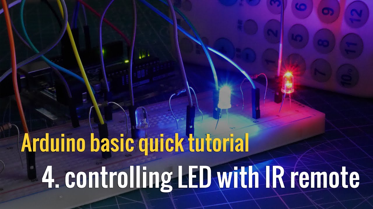 Arduino basic ep.4: Controlling LED with IR remote