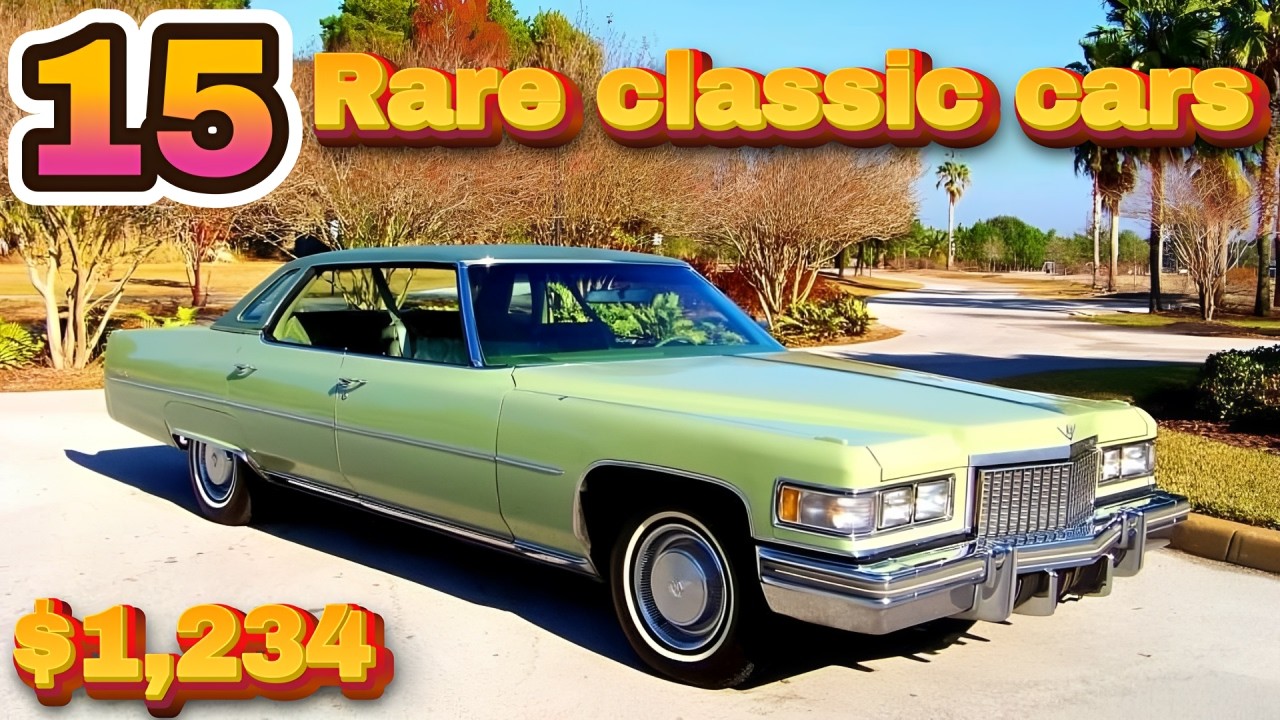Sweet Hotties: 15 Classic Cars for Sale Under $8,000! Check These Out!