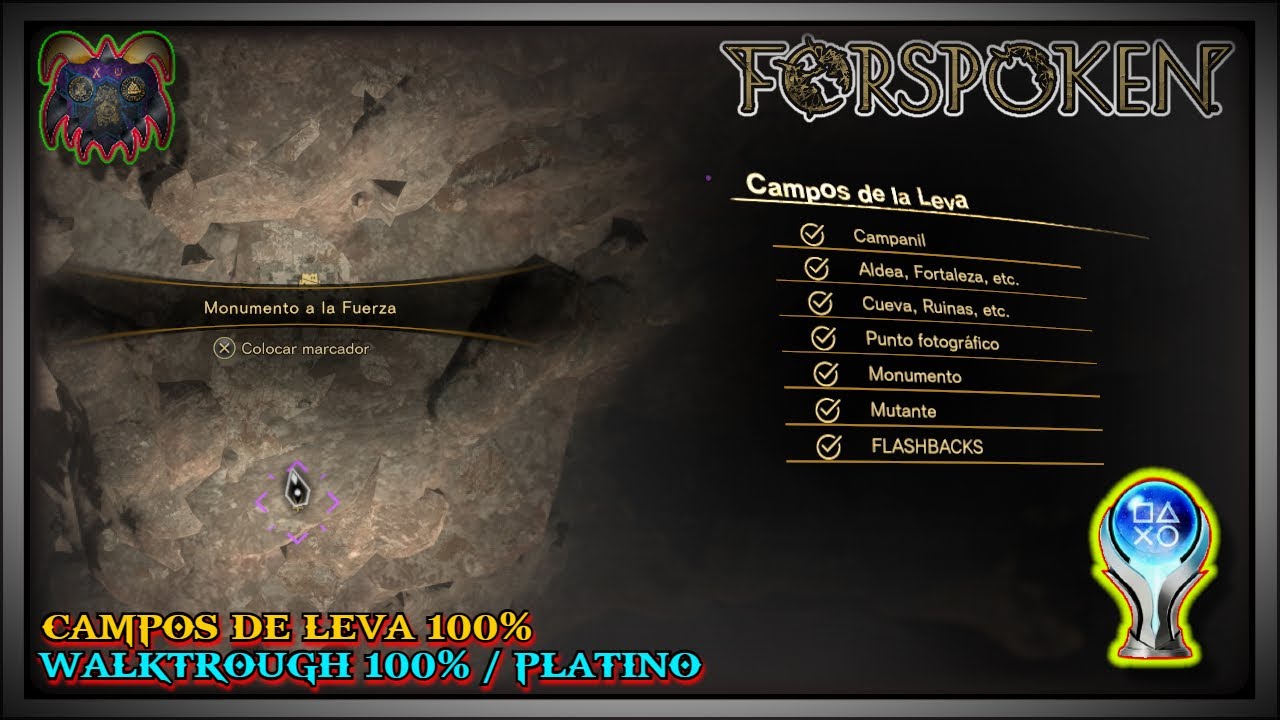 Forspoken  | CAMPOS DE LEVA 100% | Walkthrough PLATINUM/100% | No commentary | Gameplay Español