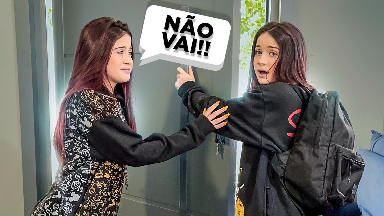 TROLEI A MANU DIZENDO QUE VOU EMBORA DE CASA!!