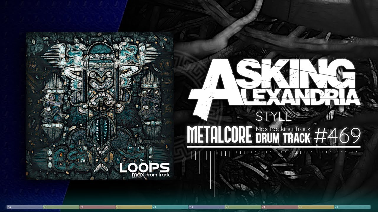 Metalcore Drum Track / Asking Alexandria Style / 100 bpm