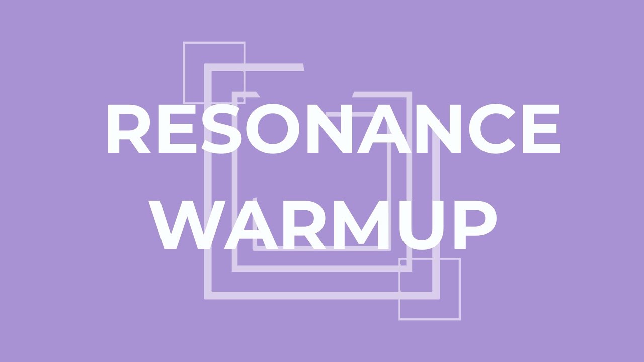 1 - Singing vocal warmup for better resonance Contralto Mezzo Soprano Tenor voices singing workout