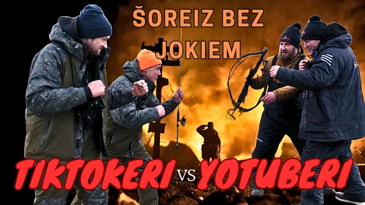 TIKTOKERI pret YOTUBERIEM asaru pavēlnieku kauja.