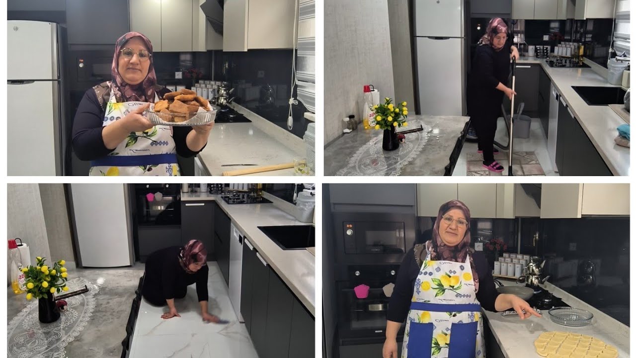 Bİ BU KALMIŞTI BUNADA KARIŞTINIZ😃ALIŞVERİŞİM✔️ KAHVTIYA PİŞİ YAPTIM🤌ARAP SABUNU İLE OCAK TEMİZLİĞİM💯