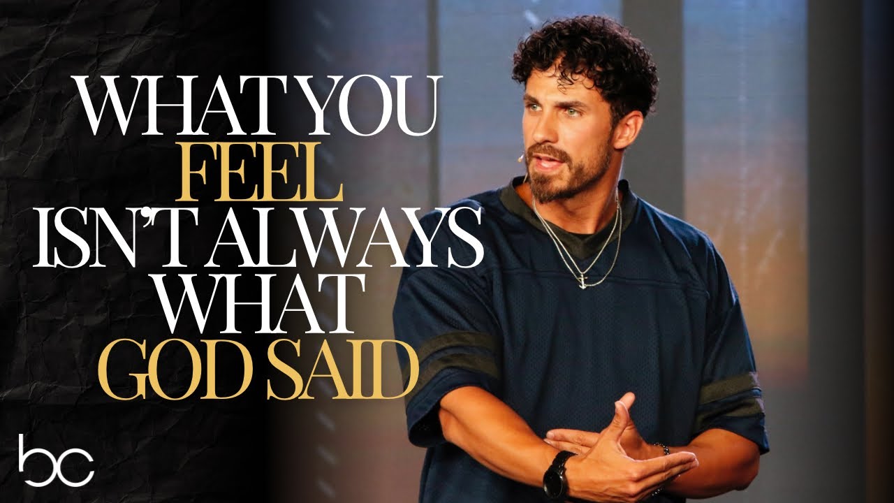 То, что вы чувствуете, не всегда соответствует тому, что сказал Бог