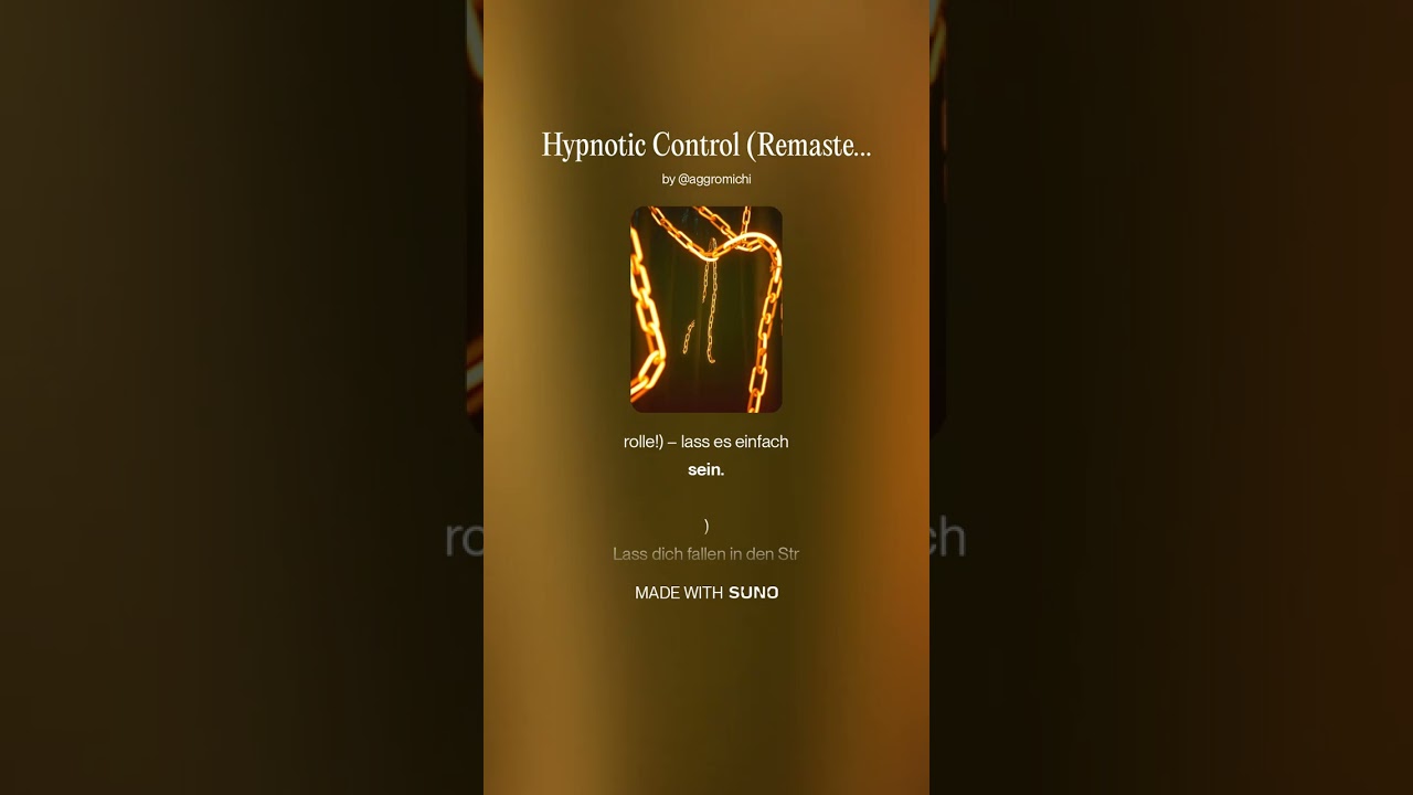 Hypnotic Control [Remastered] | AI Music