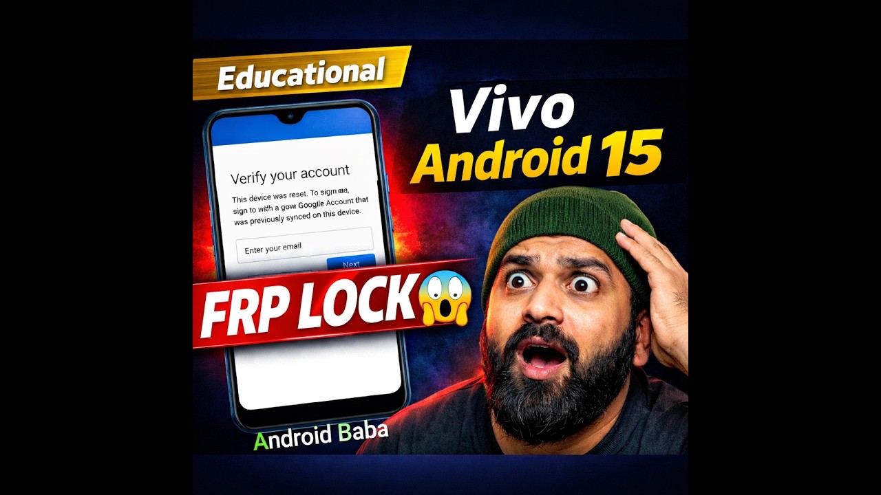 ✅ Vivo Android 15 FRP Lock Problem | Verify Your Account Fix (2026)