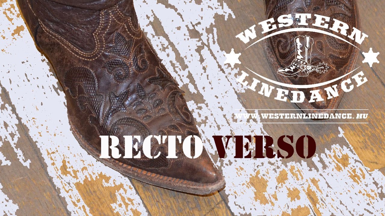 Recto Verso - Line Dance - (Tutorial)
