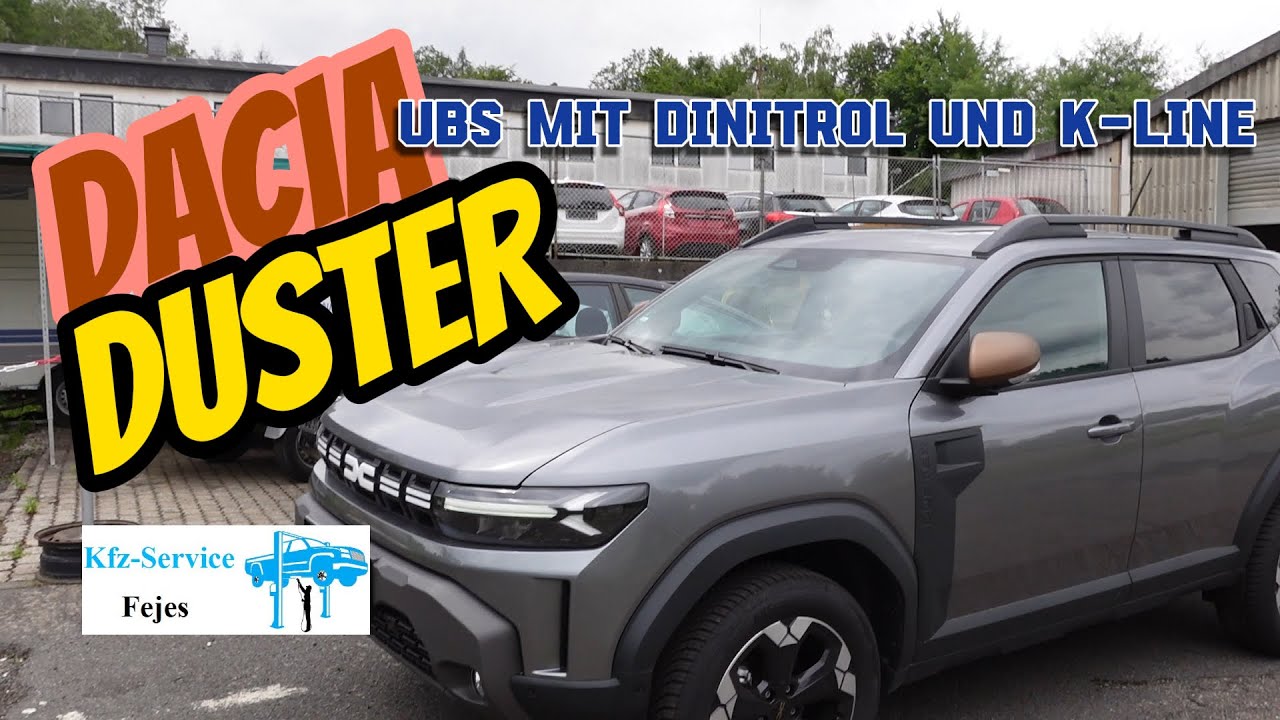 Dacia Duster 3 Neuwagen bekommt Unterbodenschutz
