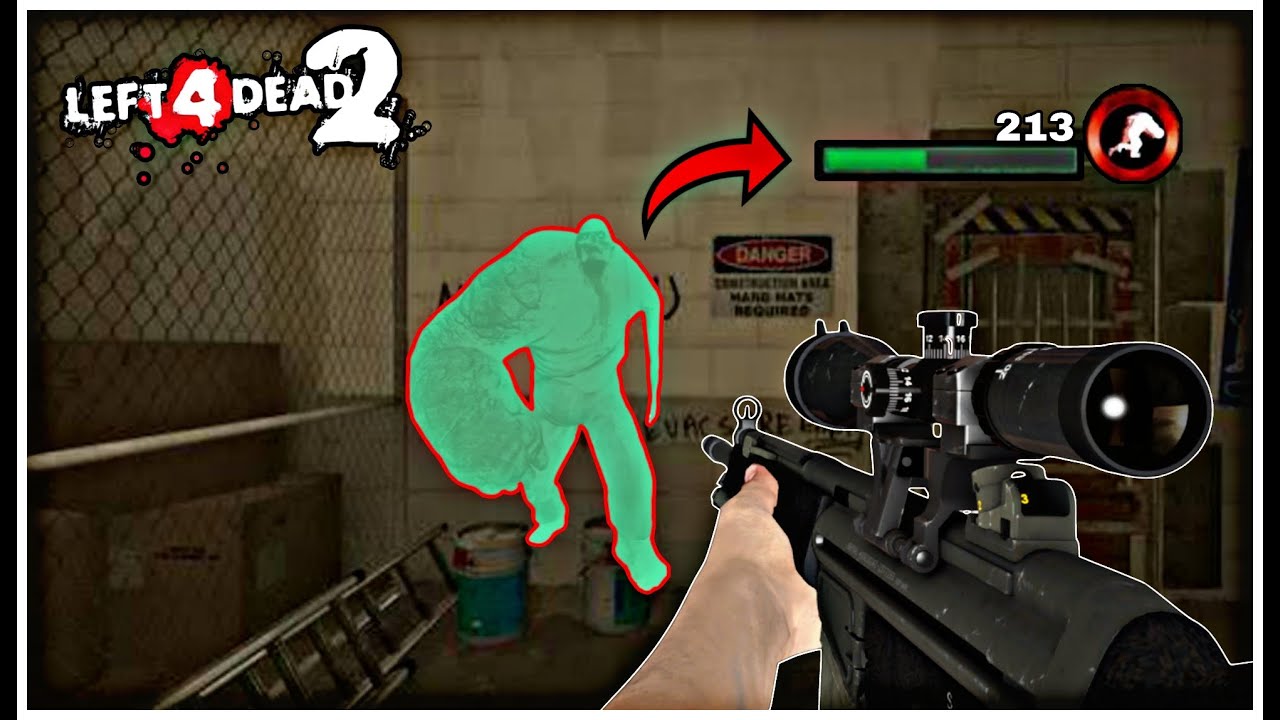 Te llamarán HACKER! con este TRUCO! - Left 4 Dead 2 - Wallbang
