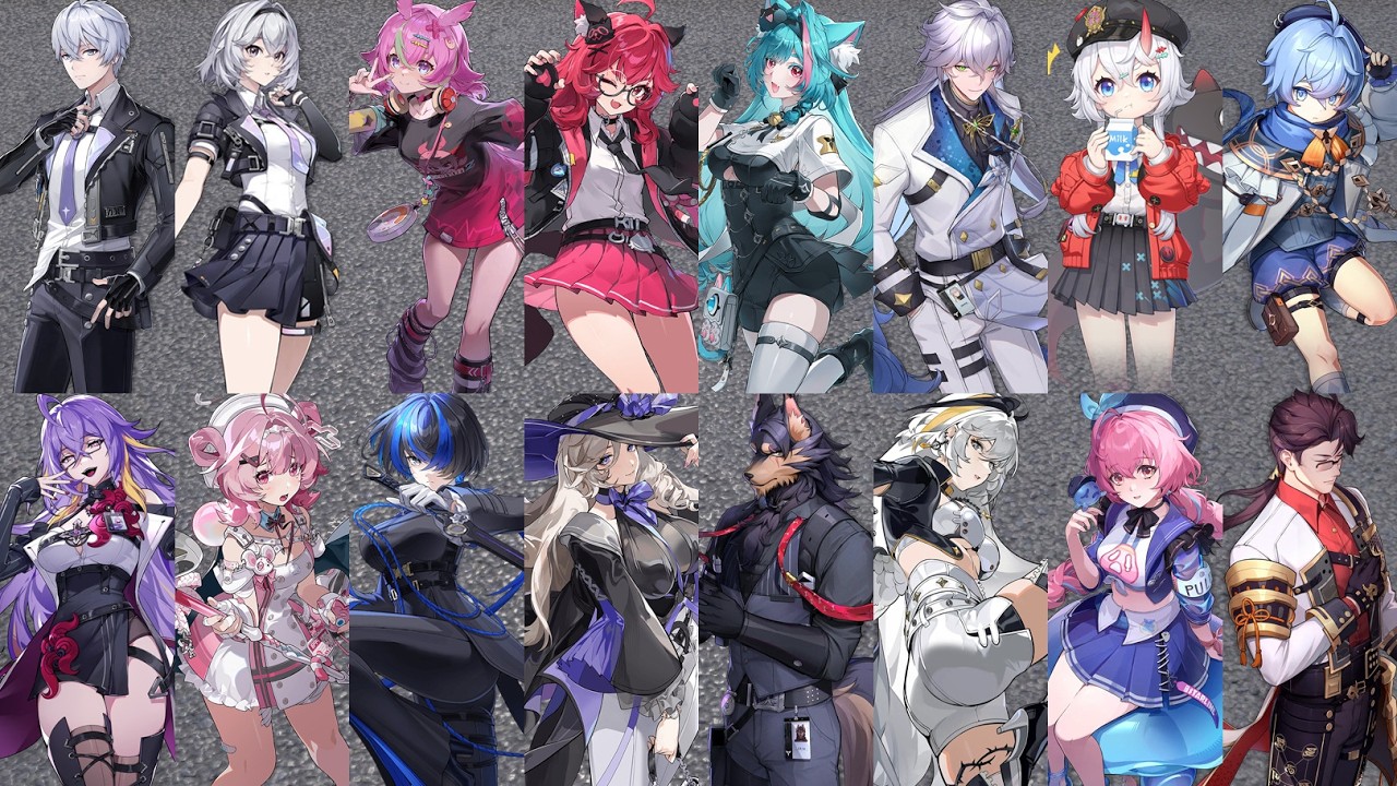 Neverness to Everness All Characters Gameplay