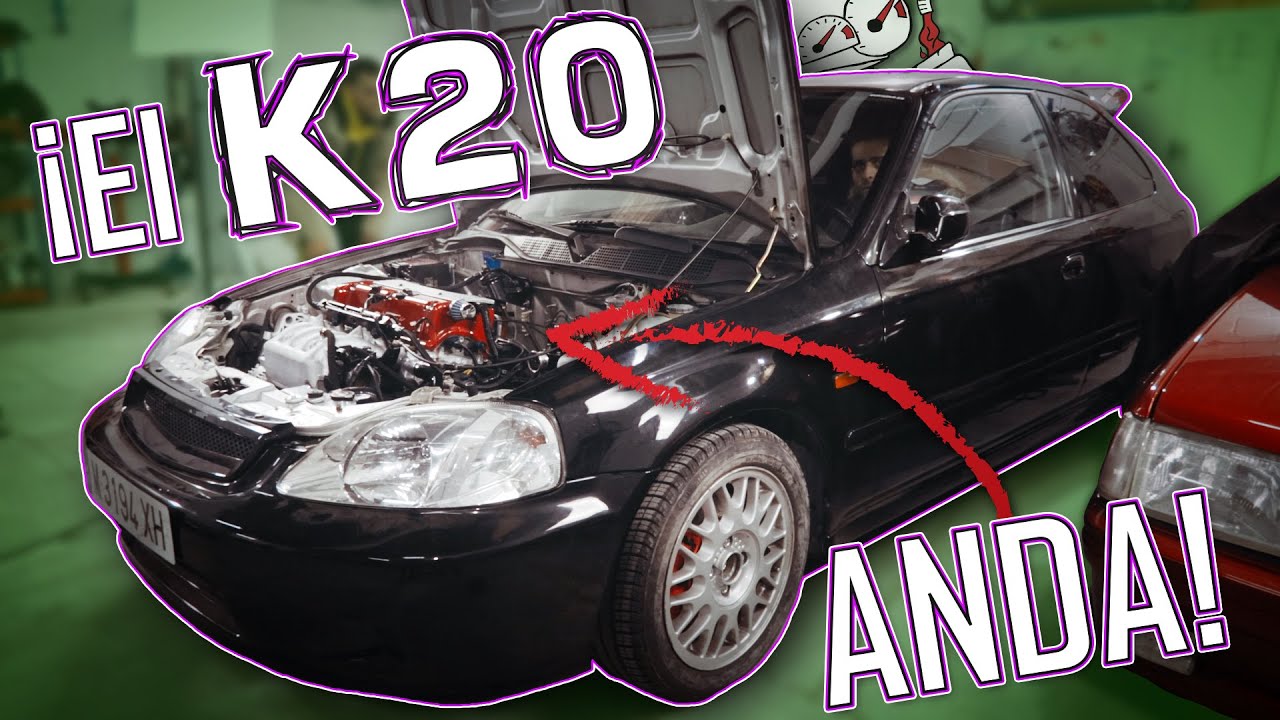 ¡El swap Honda Civic 𝗞𝟮𝟬 al suelo y 🅴🅽 🅼🅰🆁🅲🅷🅰! | #SwapCivicK20 #16 [PetrolheadGarage]