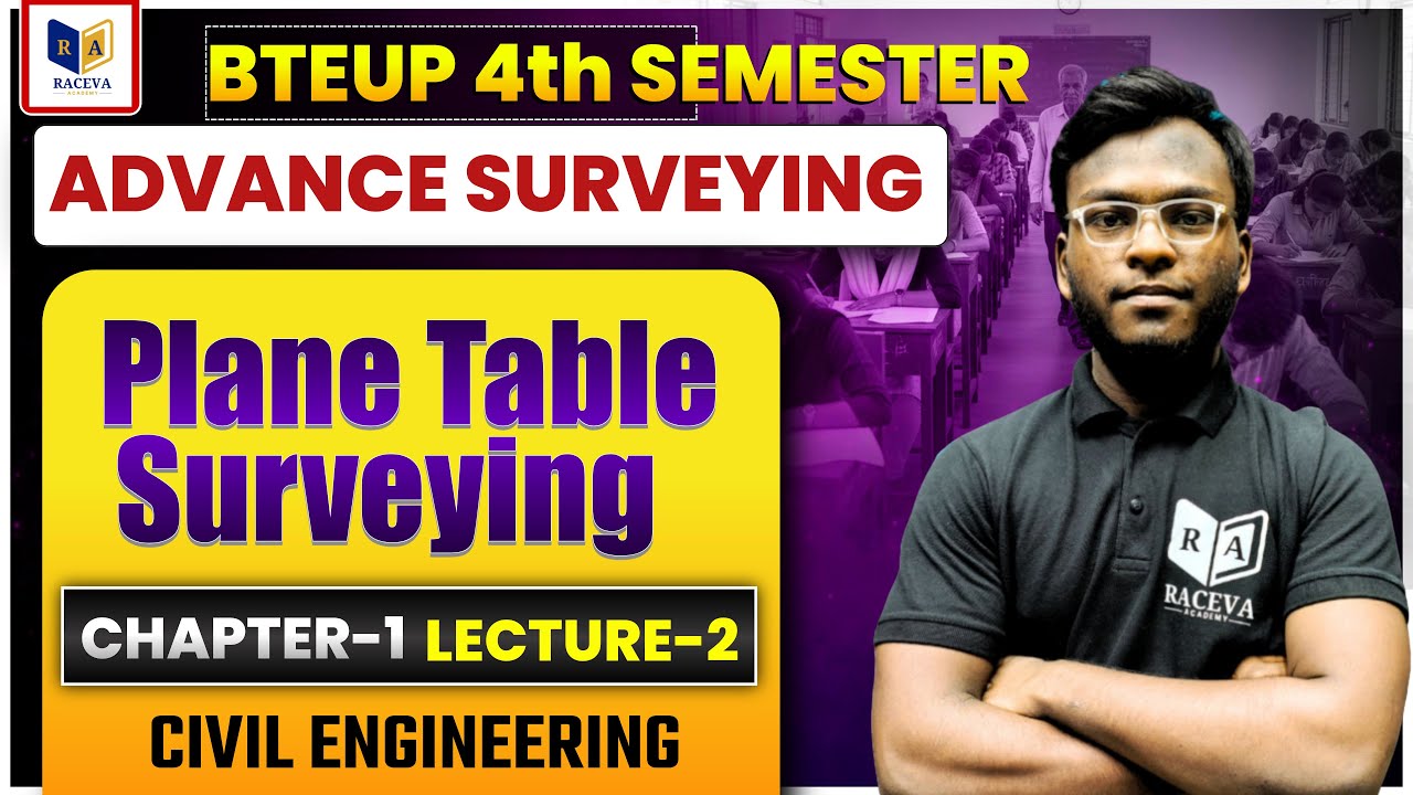 BTEUP 4th Semester Advance Surveying | Plane Table Surveying – Chapter-1 Lec-2 | Civil Engineering