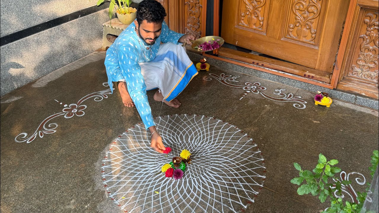 Day 4 dhanurmasam muggulu | margazhi | sahasthradhala kamalam | 