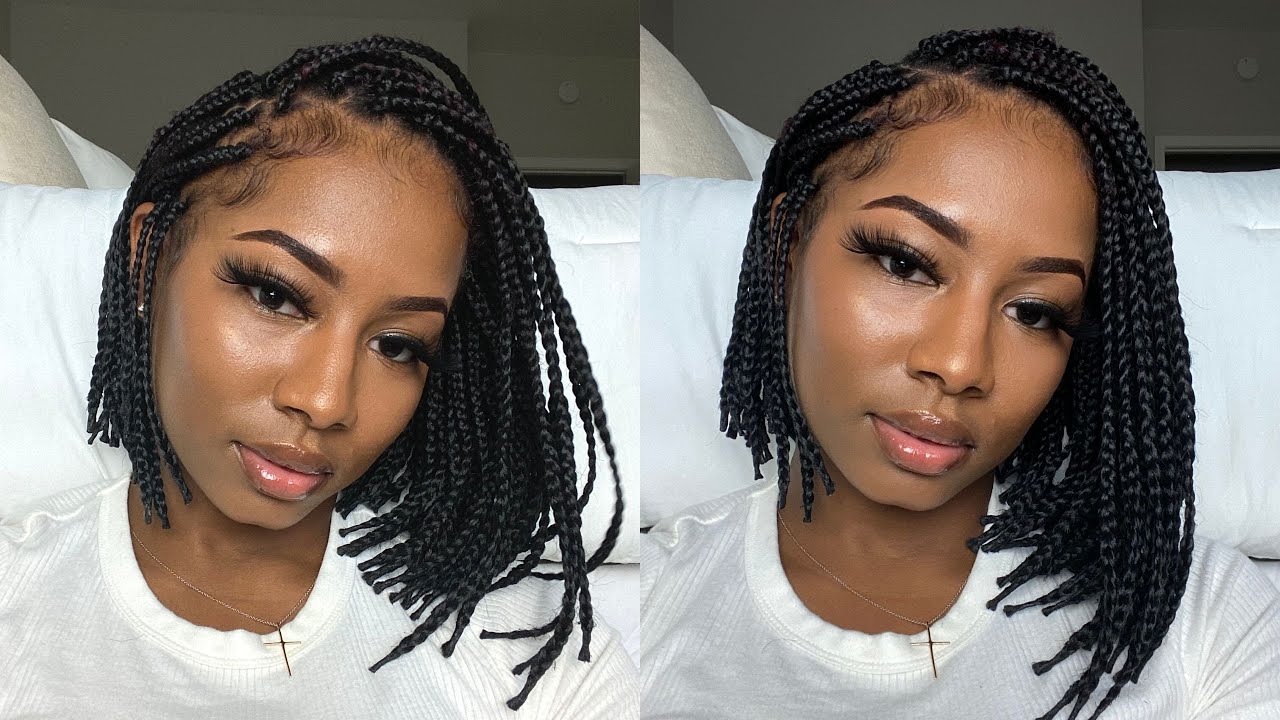 Bob Box Braids on Short Natural Hair | Jada Pinkett 90's Inspired Look | Ro Edition