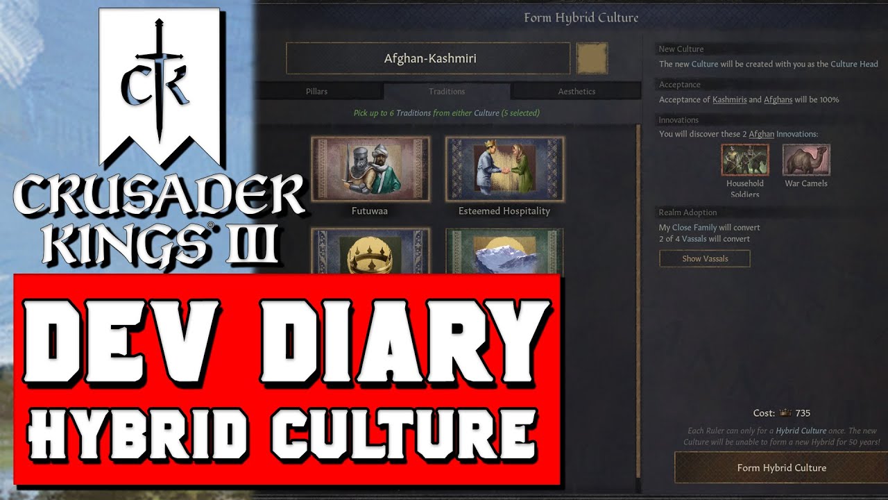 HYBRID CULTURES! Dev Diary #65 for Crusader Kings 3
