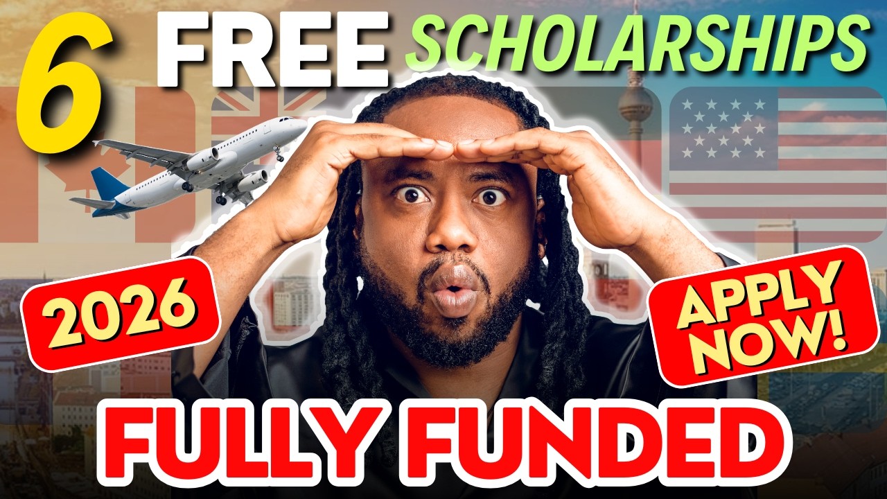 6 Amazing Scholarships Open right Now! | Study Abroad Without Paying Tuition