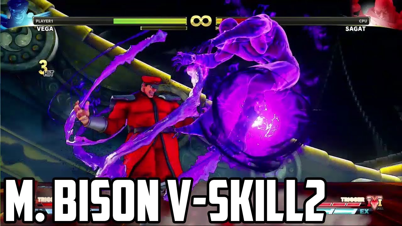 [SFV:CE] M. Bison New V-Skill 2 Combos