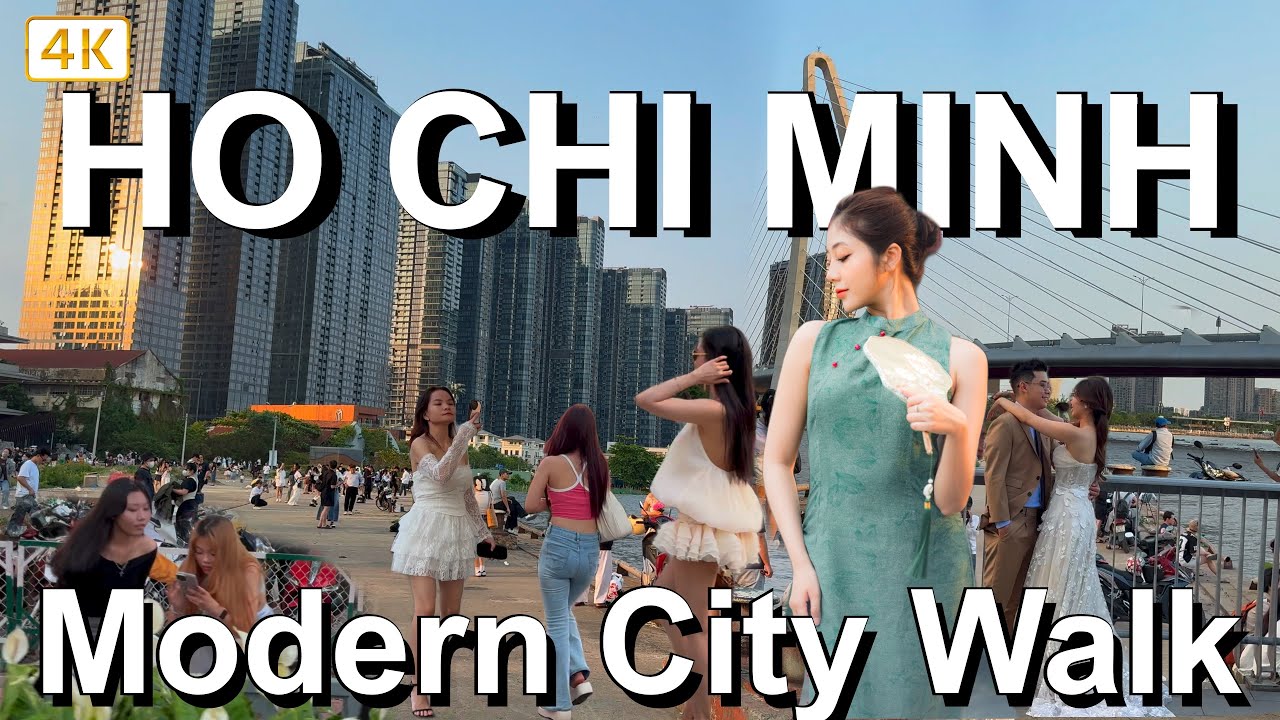 The BEST of Ho Chi Minh City 🇻🇳 Modern City Walking Tour in Saigon!