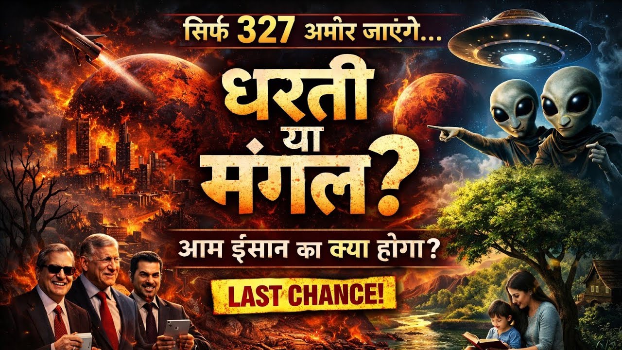 Only 327 Will Survive धरती या मंगल? इंसानियत की आख़िरी सच्चाई”Earth vs Mars–Dark Future of Humanity