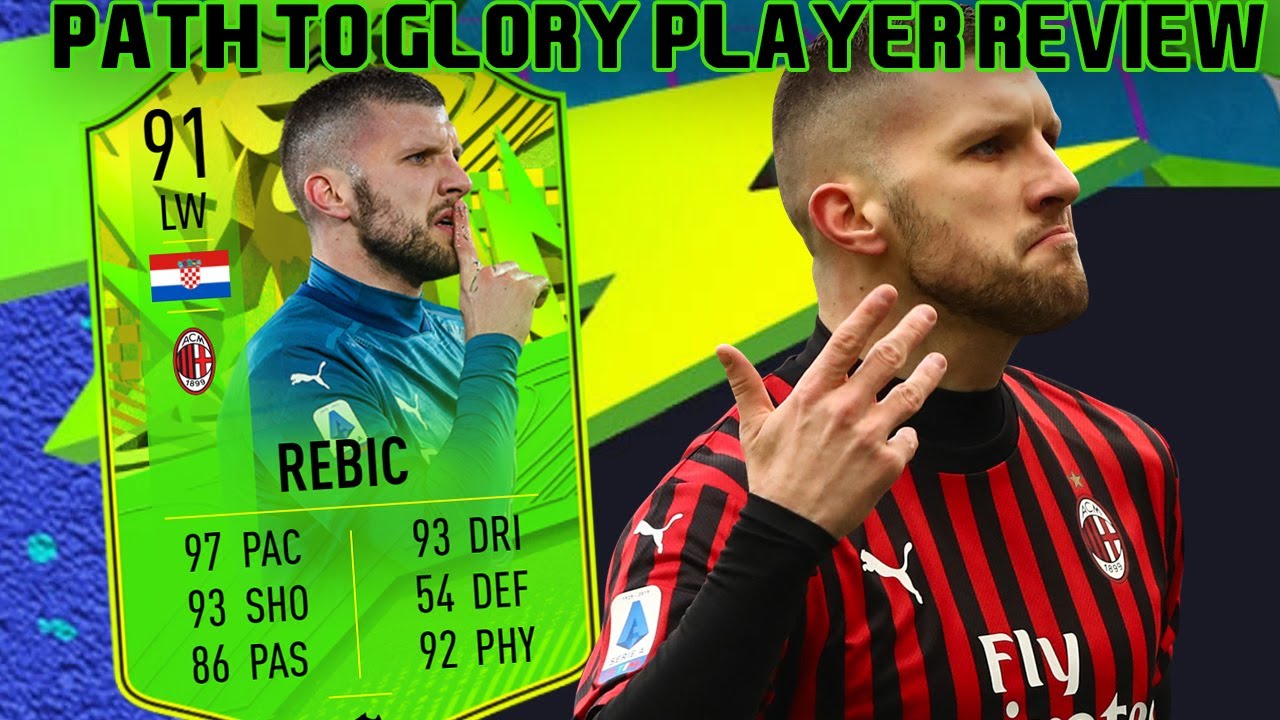 THE CROATIAN TANK! 91 PATH TO GLORY REBIC PLAYER REVIEW! FIFA 21 ULTIMATE