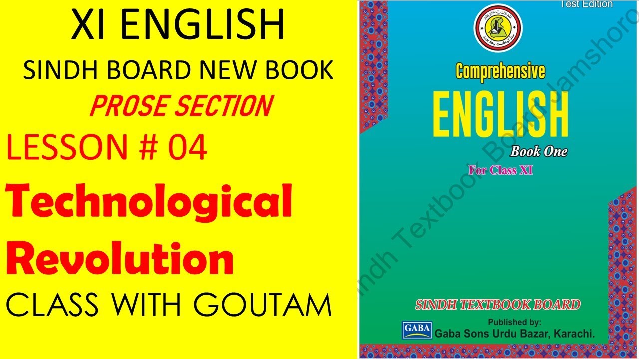 Technological revolution Class 11 | Urdu translation | xi english new book sindh board
