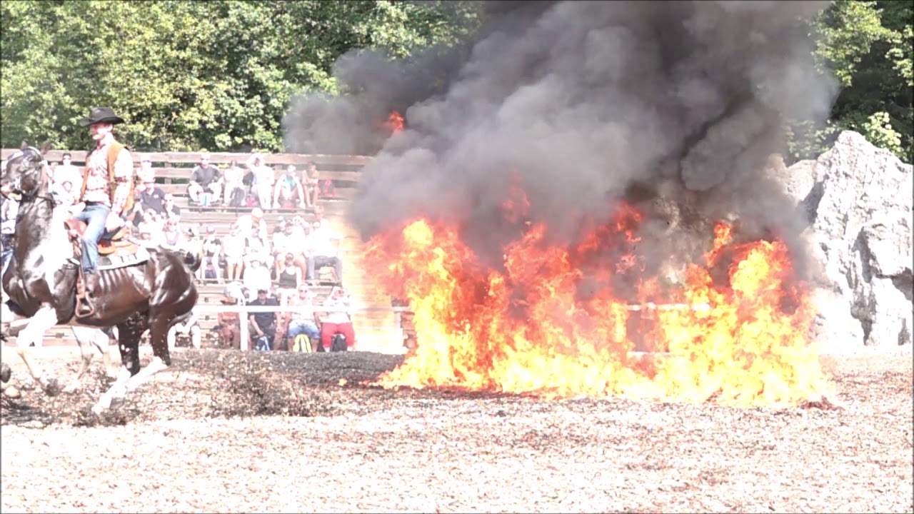 Action, Stunts & Cascadeure - 500FPS - Slow Motion - Pferde - Elspe - Karl-May-Festspiele - 2019