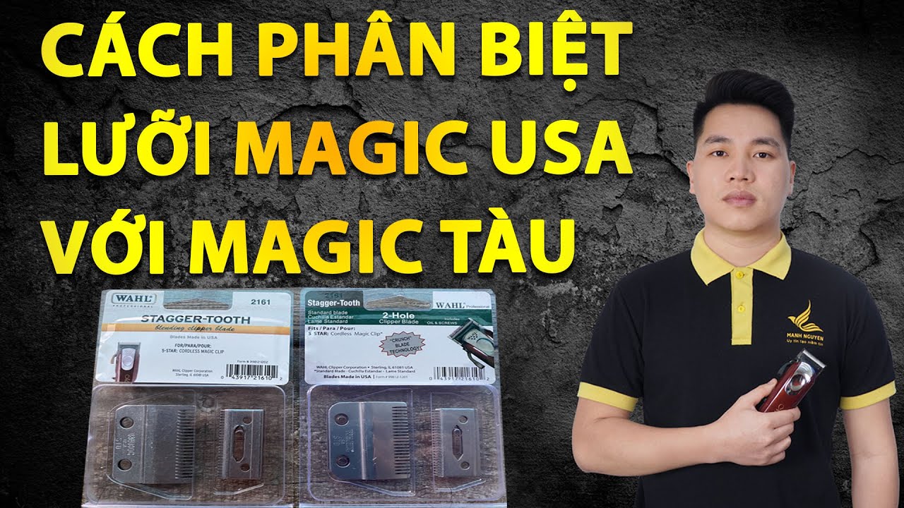 Cách phân biệt lưỡi tông Magic USA chính hãng với lưỡi Magic Trung Quốc giá rẻ