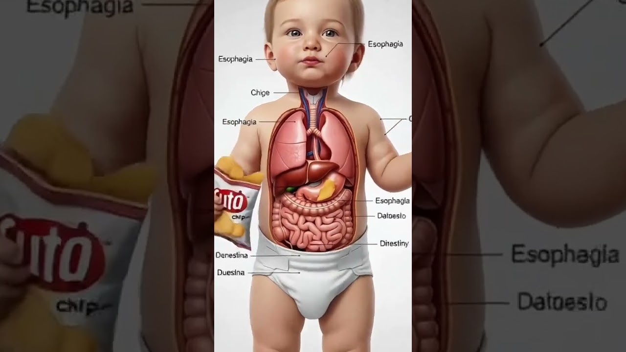 You won't believe what happens after baby eat chips... #lays #pringles #chips #health #baby