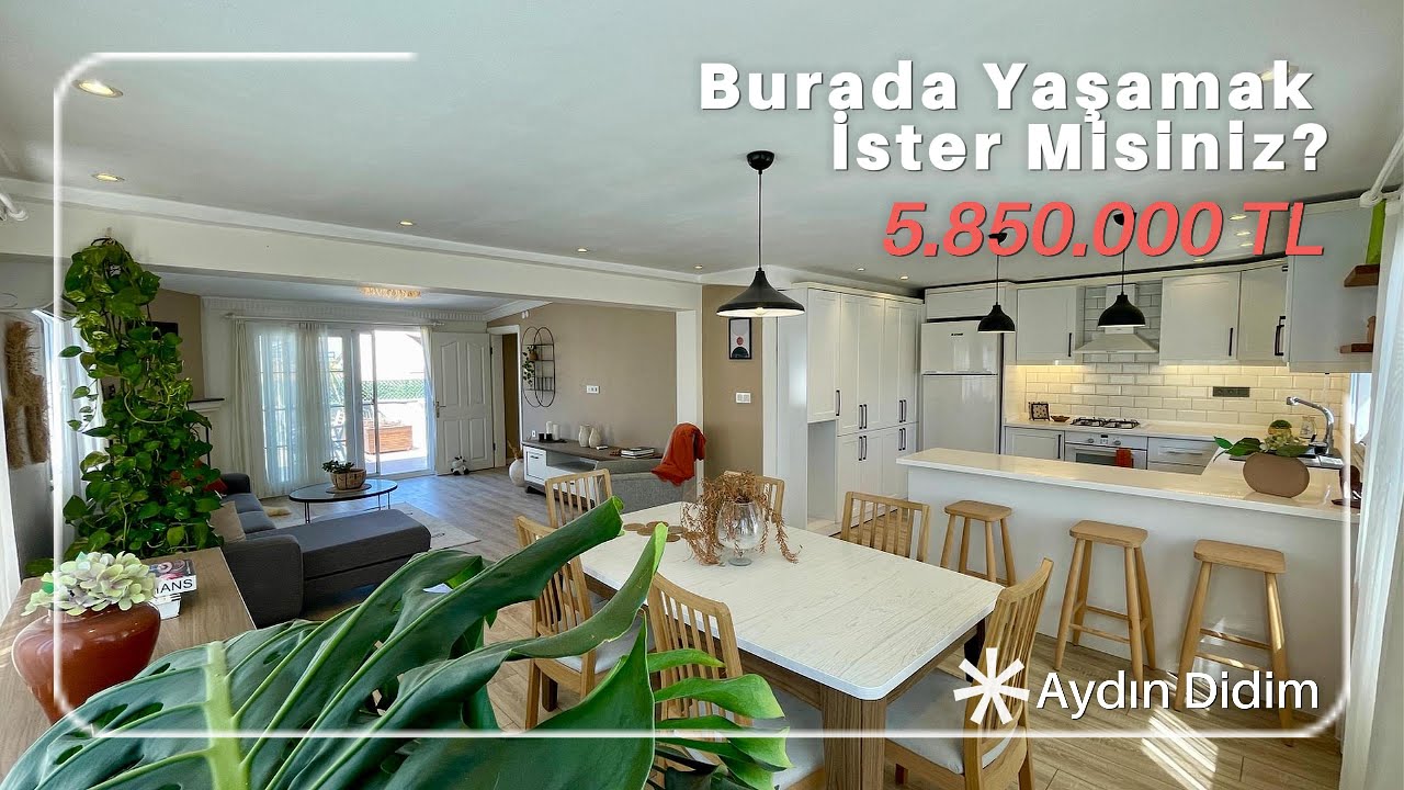 Didim’de Geniş Teraslı, Modern 4+1 Dubleks Daire | Merkezi Lokasyon, Kat Mülkiyetli