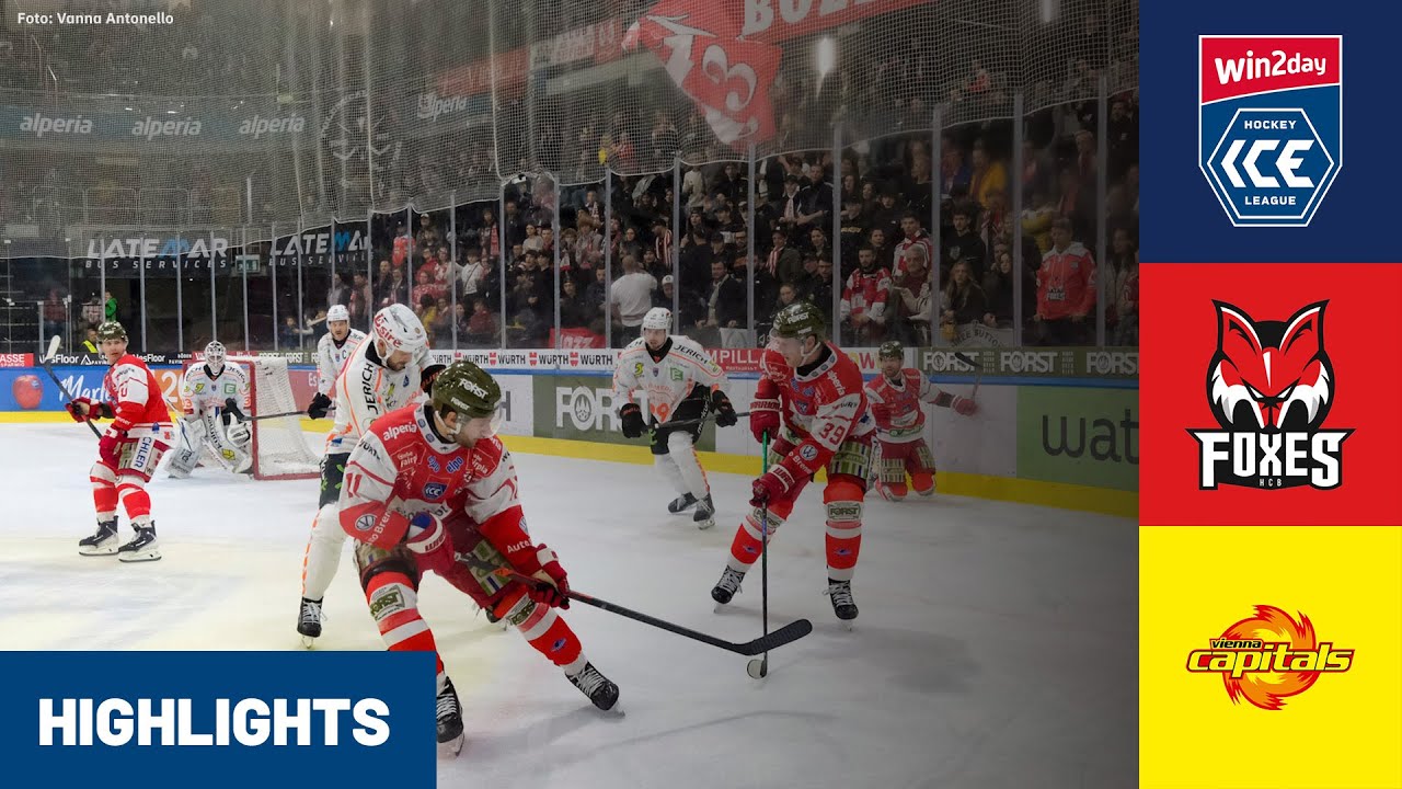 ICE: HCB Südtirol Alperia vs. Vienna Capitals I Highlights