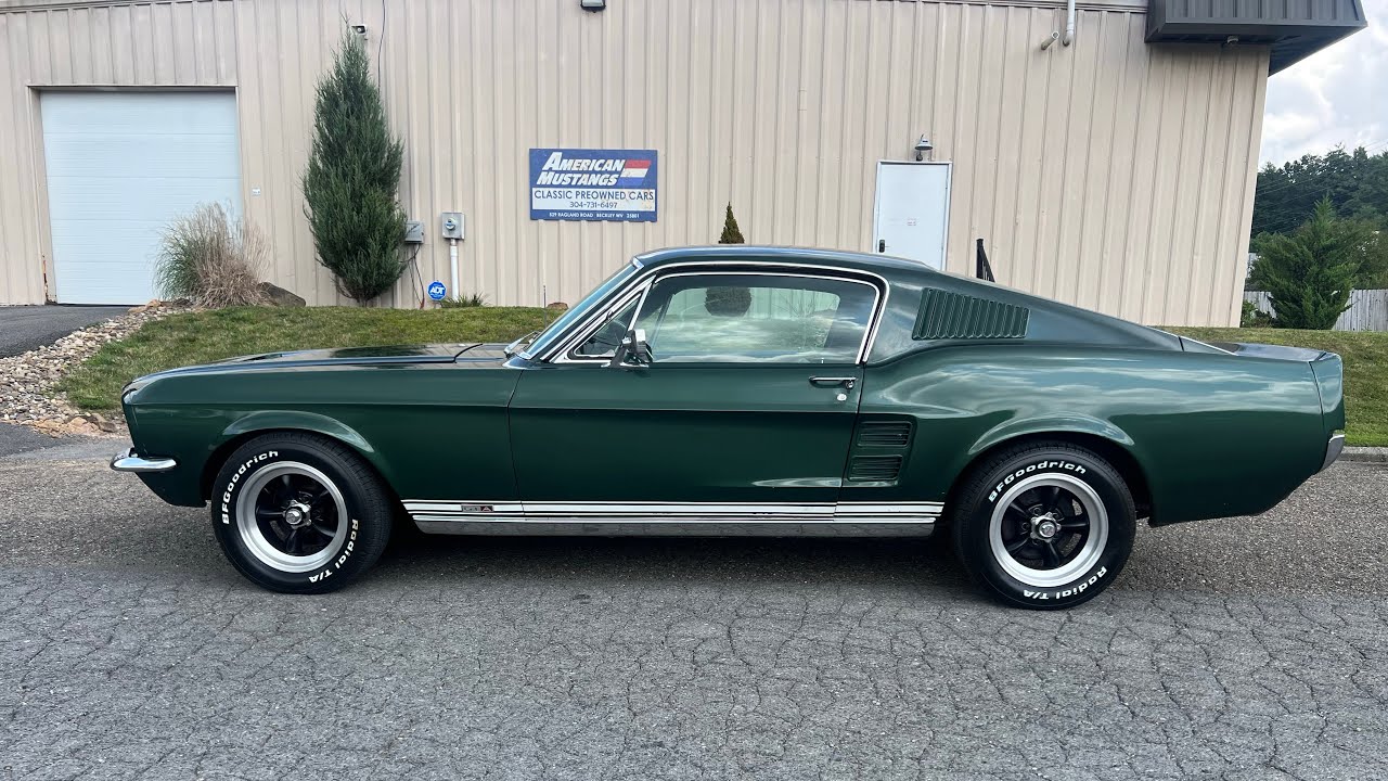 1967 Ford Mustang Fastback Dark Moss Green 289