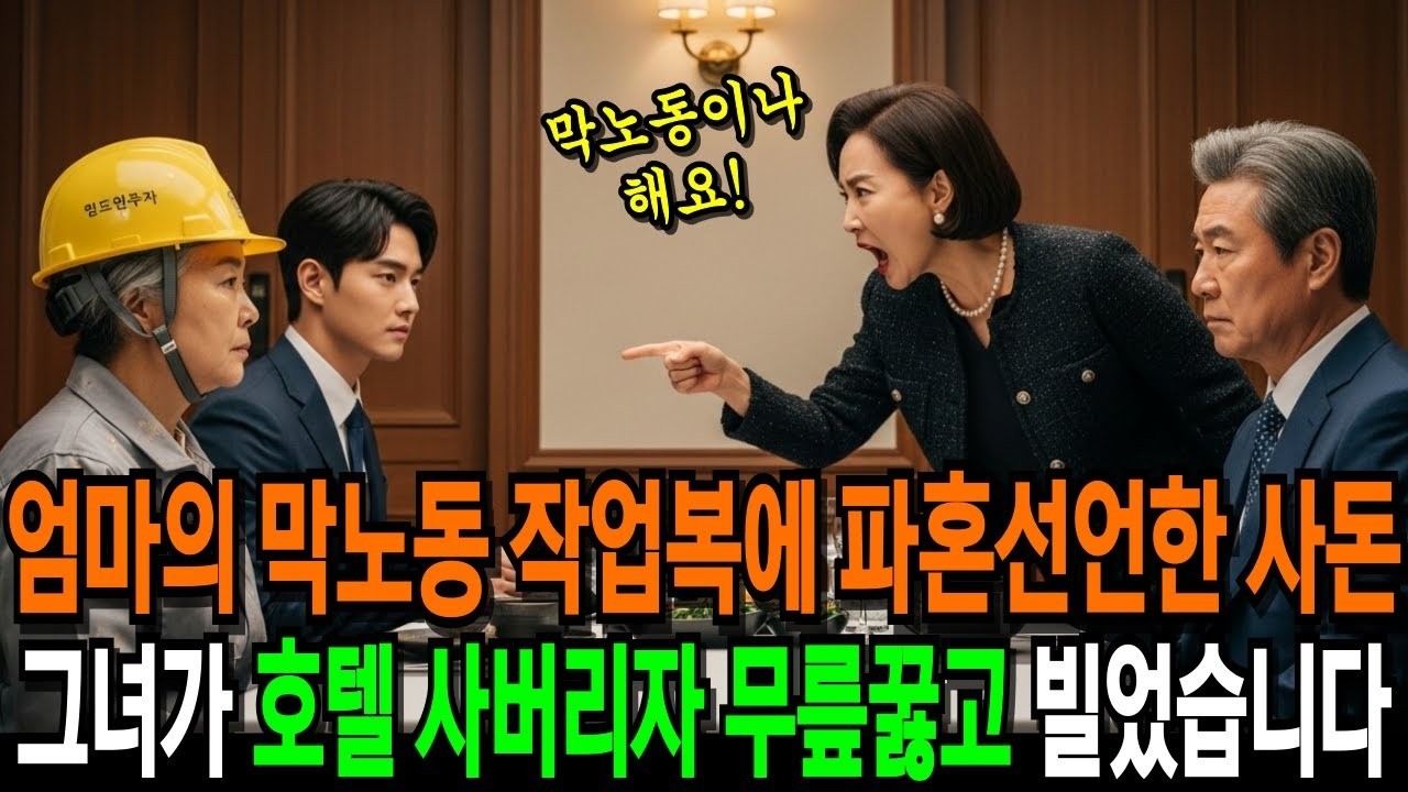 백만장자 재벌 회장의 외제차 벤틀리를 박은 가난한 배달 소녀, 얼굴을 본 재벌은 온 몸이 얼어붙어버리고 재빨리 구급차를 불러 응급실을 향하는데